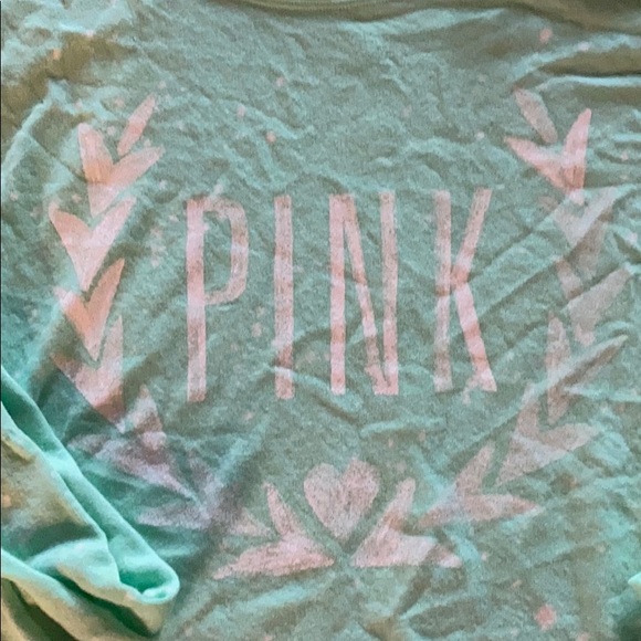 Pink Victoria’s Secret long sleeve oversized shirt - Picture 2 of 5